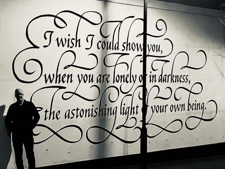 finding my way back to myself, this mural spoke to me
