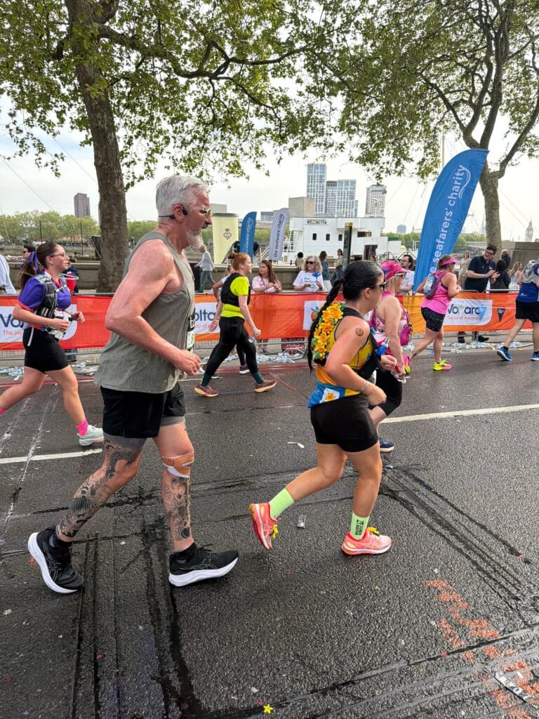 London Marathon - 2 km to go.